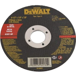 [DW44530] Disco corte metal 4 1/2 dewalt 3 mm