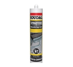 [147332] TAPAGOTERAS DE BUTILO 400 ML GRIS  SOUDAL CARTUCHO